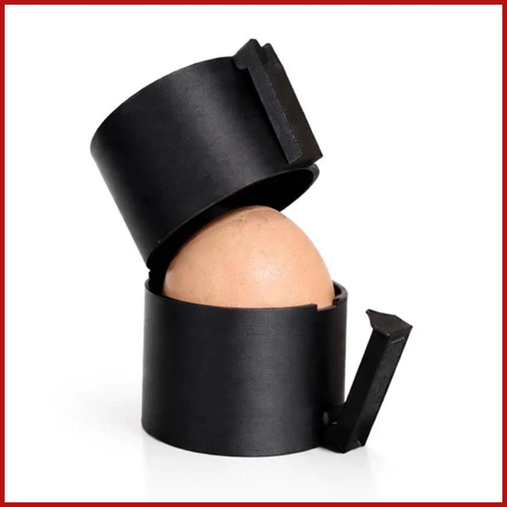 Egg Sheller คู่มือแบบพกพามือถือ Anti-Cut Egg Cracker เครื่องมือสําหรับห้องครัวบ้านทําอาหารอาหาร Prep