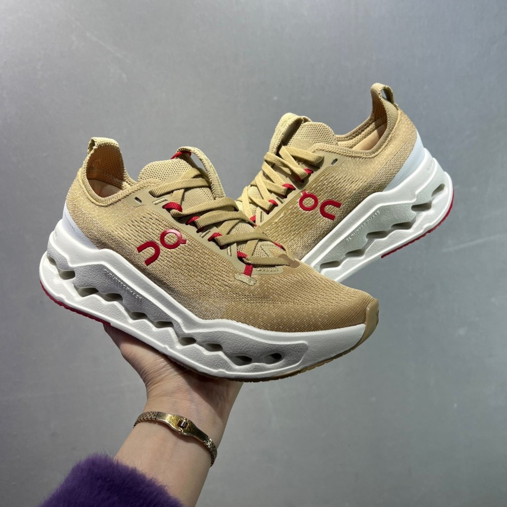 ON CLOUD OnOn Cloudsurf แต่งหน้าสูงสุด Rung combedผ้าฝ้ายคอเต่าของแท้ บ. Unisex Limited Edition L41I