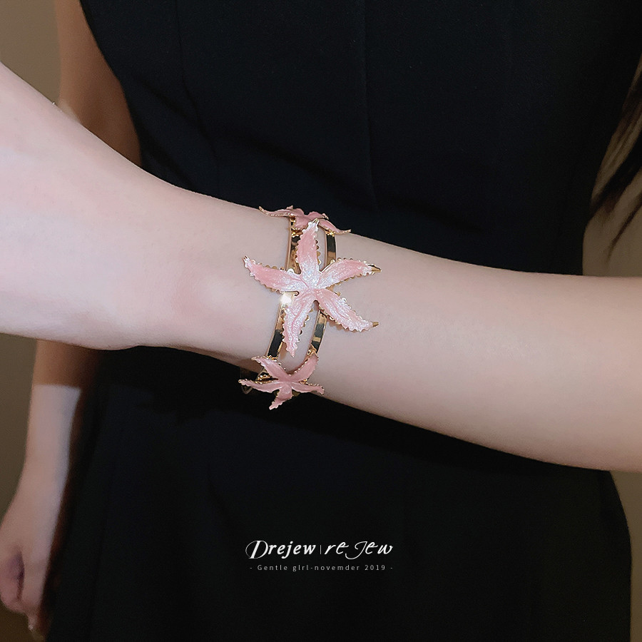 DREJEW กำไลข้อมือ & กำไลแขน ดาวทะเลโลหะหยดน้ำมัน รูปที่ 8