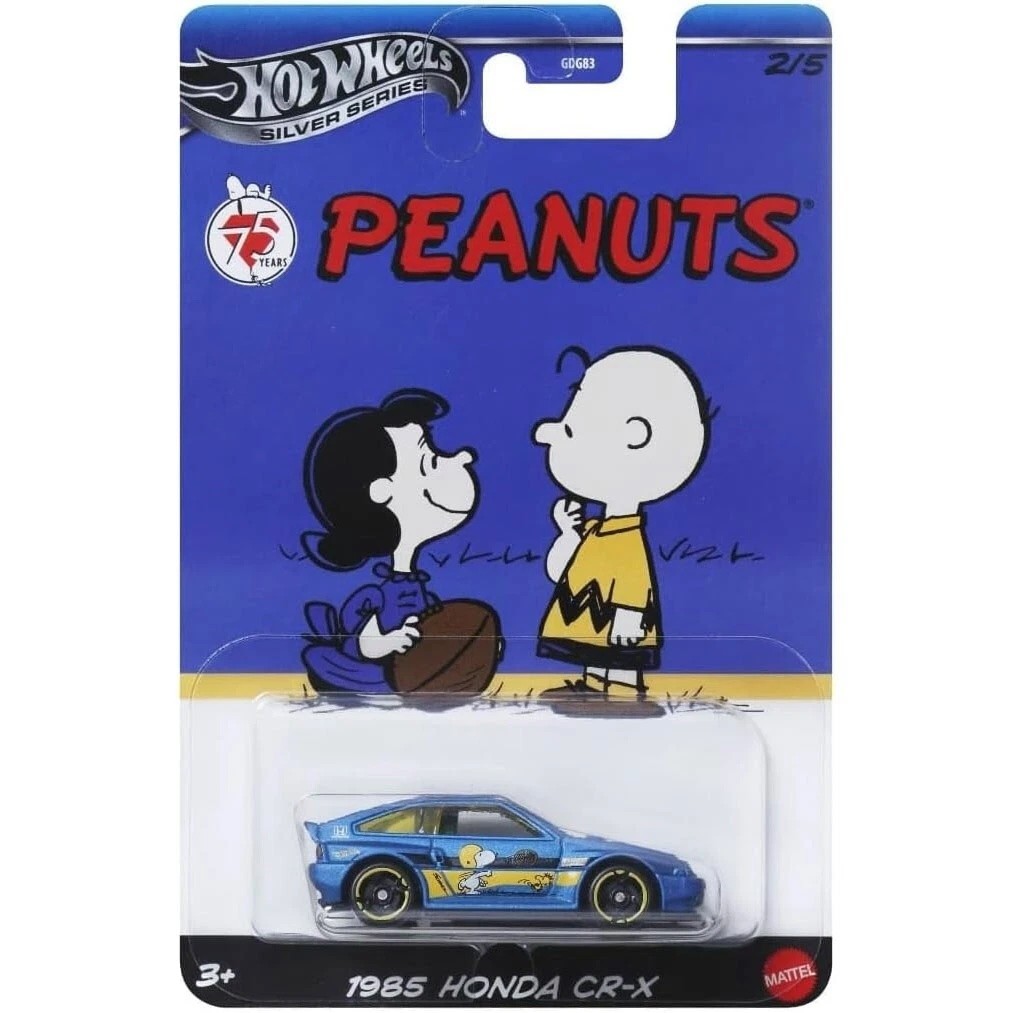 Hot Wheels Silver Series Peanuts 1985 Honda CR-X JCB82