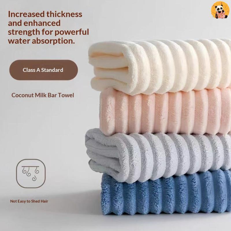 [CO] 4 สี Qui Dry Premium Microfiber Bath Towel ดูดซับผ้าเช็ดตัวนุ่มสําหรับของขวัญ [TH]
