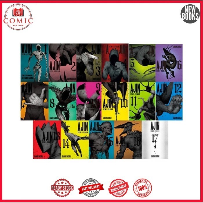 Ajin: Demi-Human 17 book series by Gamon Sakurai (english)
