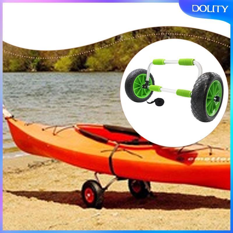 [dolity] Kayak Cart Canoe Cart Sturdy Heavy Duty Durability ใช้งานได้จริง Kayak Trailer Carrier สําห