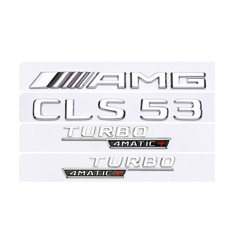 เหมาะสําหรับ Benz Original Factory TURBO4MATIC ดัดแปลง AMG โลโก้รถ 63 โลโก้หาง CLS53 Fender Benz