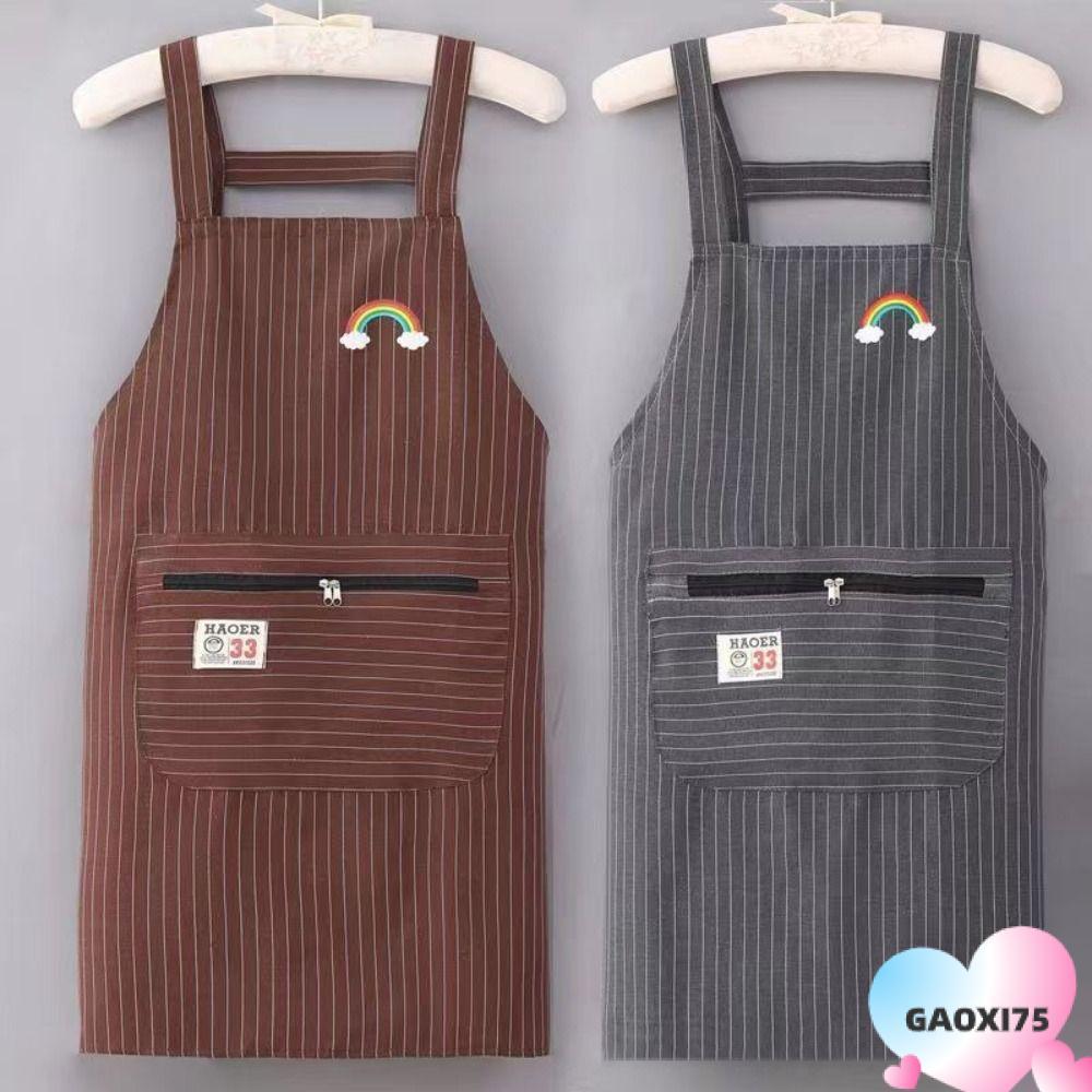 แก๊ซ75 ผ้ากันเปื้อนห้องครัว,กันน้ําครัวเรือน กันเพรียง บาริสต้า ผ้าเปื้อน,เครื่องมือทําความสะอาด ขัดถู ทนทํางานผ้าเปื้อนร้านอาห