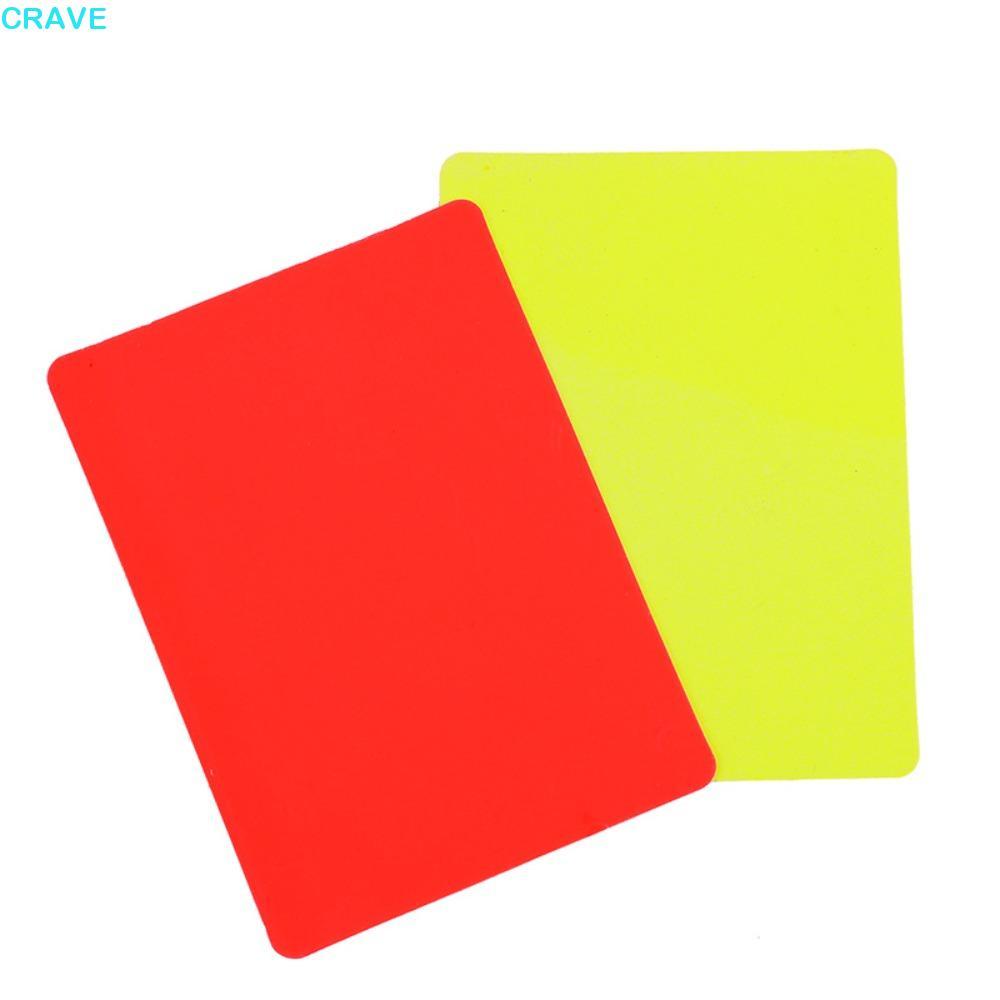 CRAVE PVC Football Eruning Card, Red Card PVC Football Jee Card, Jee Tool Professional Yellow Card S