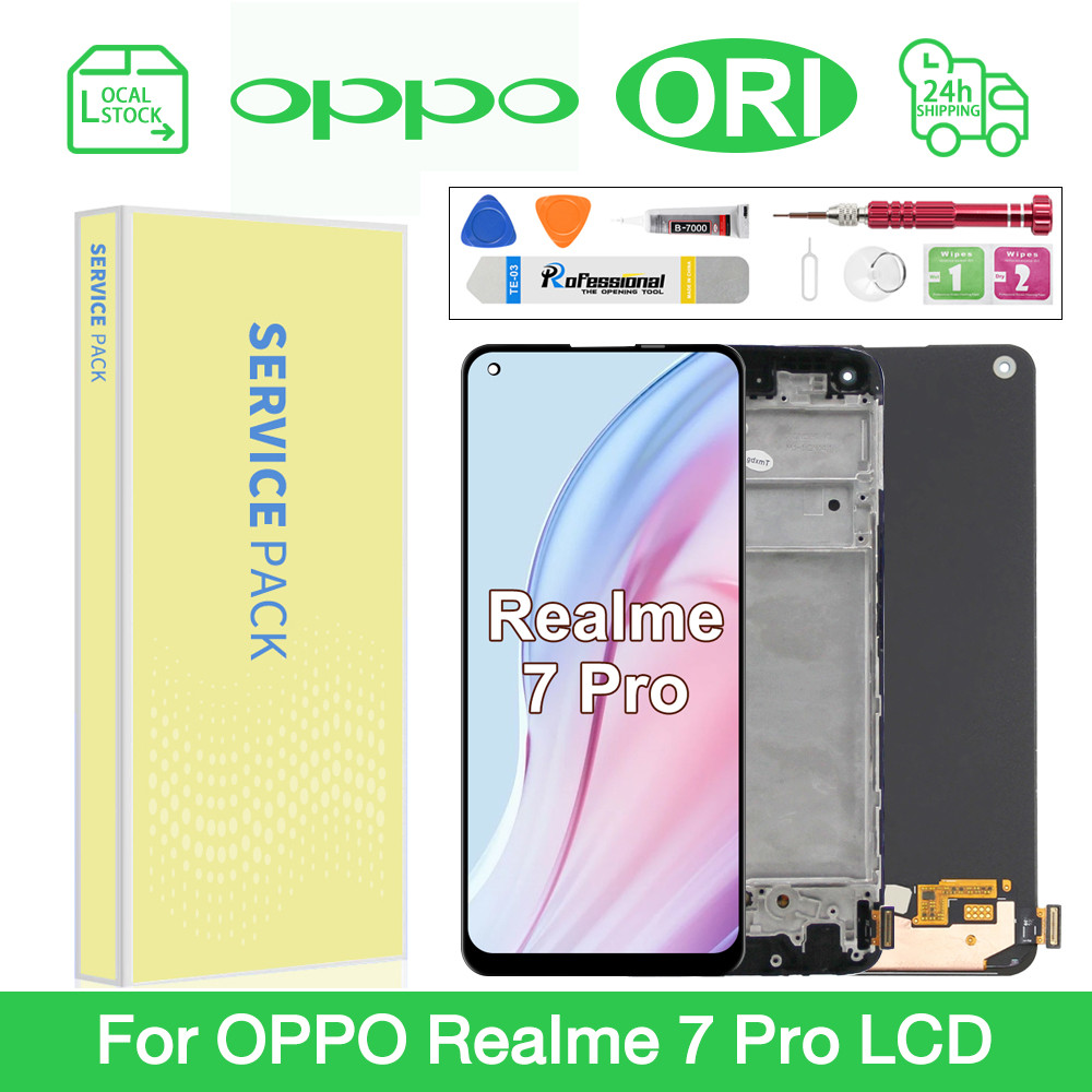 TFT LCD สําหรับ REALME 7 Pro/8/8 PRO/Q2 PRO/X7/RENO 5F/5Z/5 LITE จอแสดงผล LCD หน้าจอสัมผัส