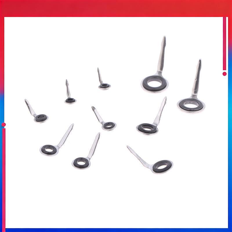 (ใหม่) 20PCS MKG 1.0S 1.5S 2.0S 3.0S Miniature Guide Series Non เซรามิคแหวนรุ่นตกปลา Rod Repair Guid