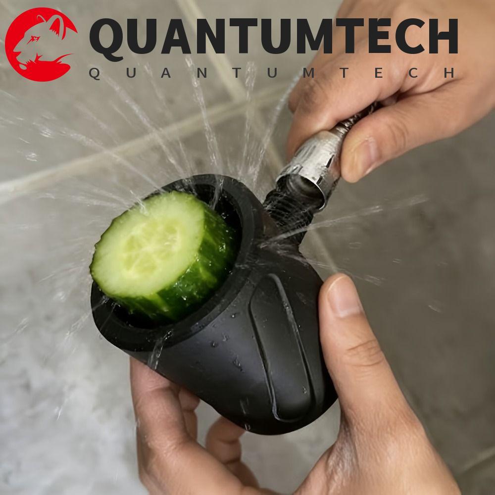 QUANTUMTECH หัวฝักบัวแบบใช้มือถือแรงดัน, การไหลของน้ําคงที่รูปลักษณ์สร้างสรรค์เครื่องฉีดน้ําแรงดันสูง, ติดตั้งง่ายโครงสร้างสากลอุปกรณ์อาบน้ําในห้องน้ํา