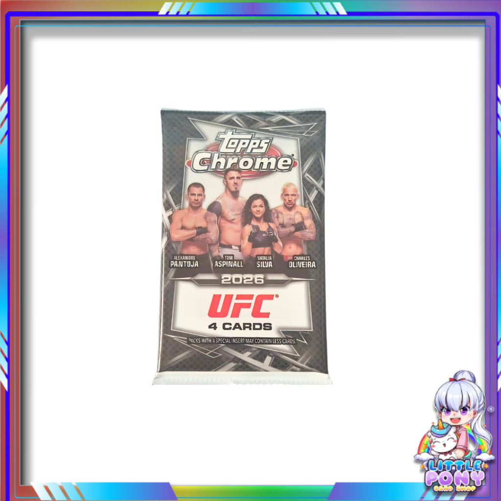 [ 1 ซอง ] พร้อมส่ง! Topps Chrome UFC 2026 Value Pack (p3)