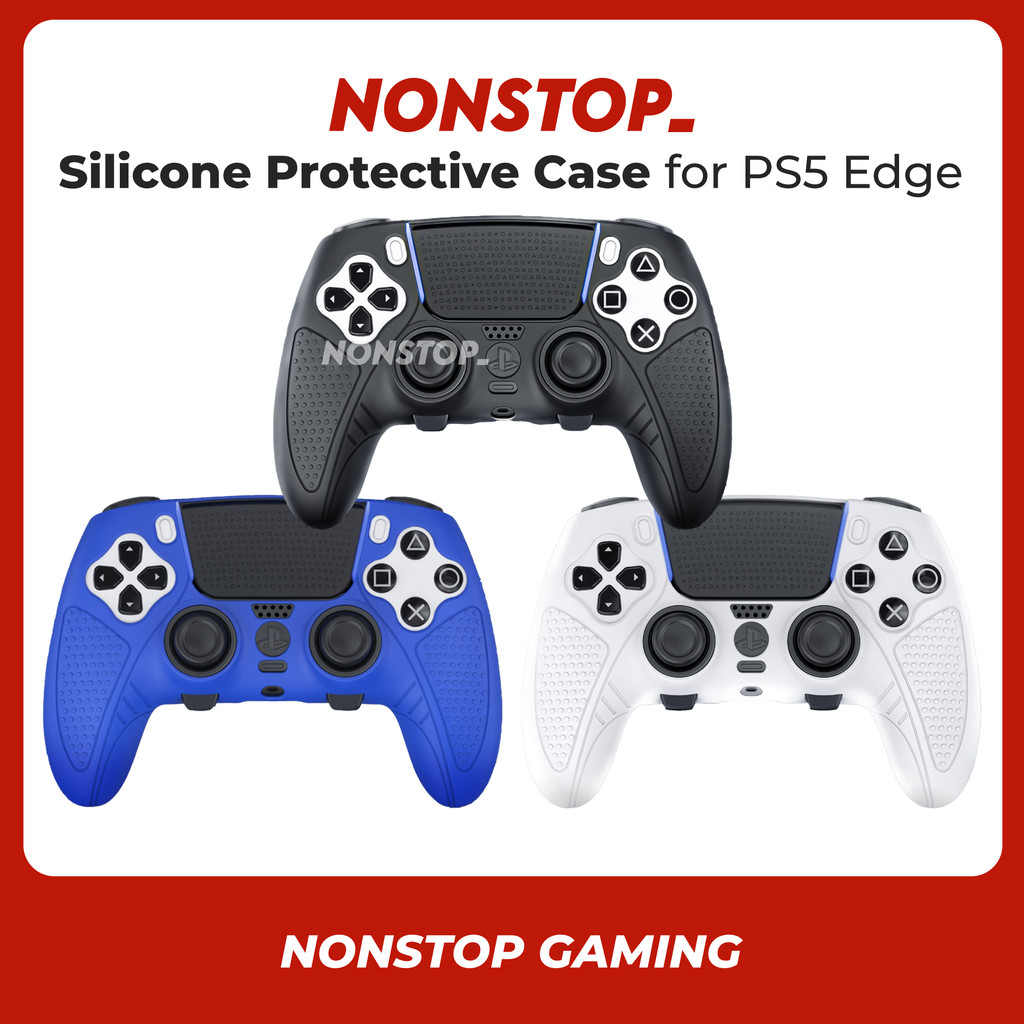 PS5 EDGE เคสซิลิโคนฝาครอบป้องกันปลอกอ่อนสําหรับคอนโทรลเลอร์ DualSense EDGE