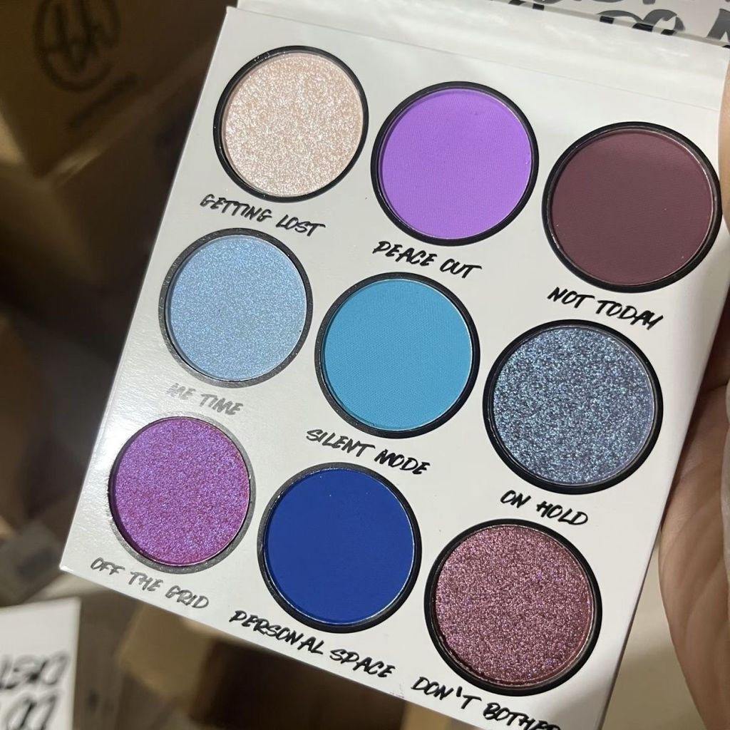 New Product#Hair2Disk Purple butterfly color~United States bhcosmetics Nine-color eyeshadow palette 
