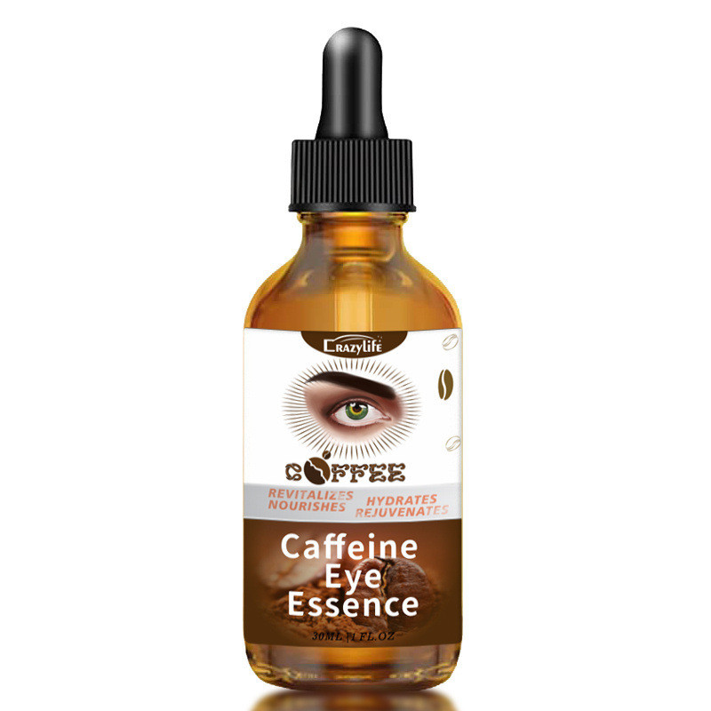 พร้อมสต็อก Fast Shipping Crazylife Coffee Eye Essence Liquid 30ml Dark Circles Eye Fine Lines สินค้า