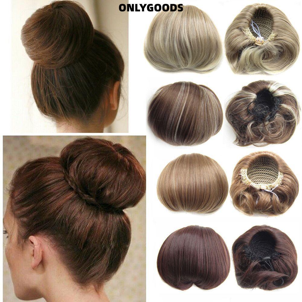 Only อุปกรณ์เสริมวิกผมหางม้าสังเคราะห์ต่อผมหางม้า Chignon Scrunchie Updo