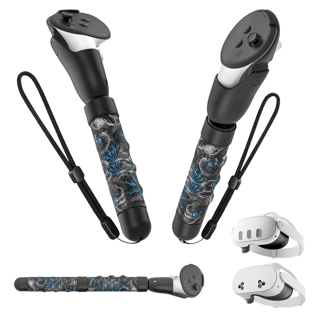 อัพเกรด Controller Extensions Gorilla แท็กแขนยาวสําหรับ Meta Quest 3S/Quest 3 Beat Saber จับกอล์ฟคลั