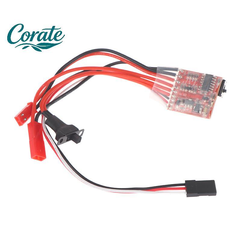 [Crate] Micro ESC 10A 15A 20A 30A Brushed ESC RC ESC Electric Speed Controller สําหรับ DIY Mini 1/16
