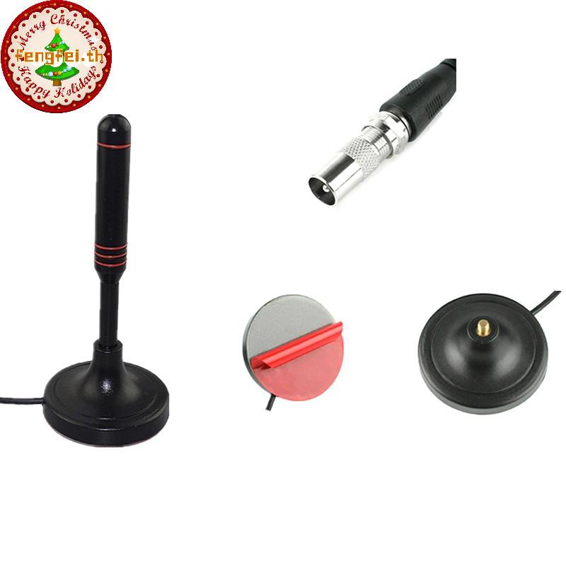 FENGFEI เสาอากาศทีวีดิจิตอลสัญญาณเครื่องขยายเสียง Coax สาย HDTV เสาอากาศ DVB-T DVB-T2 DAB อะแดปเตอร์