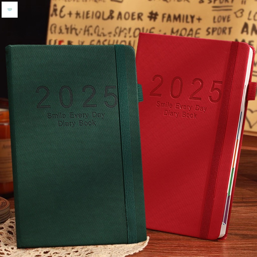 2025 Planner Notebook - กําหนดเวลาการเดินทางธุรกิจคลาสสิก