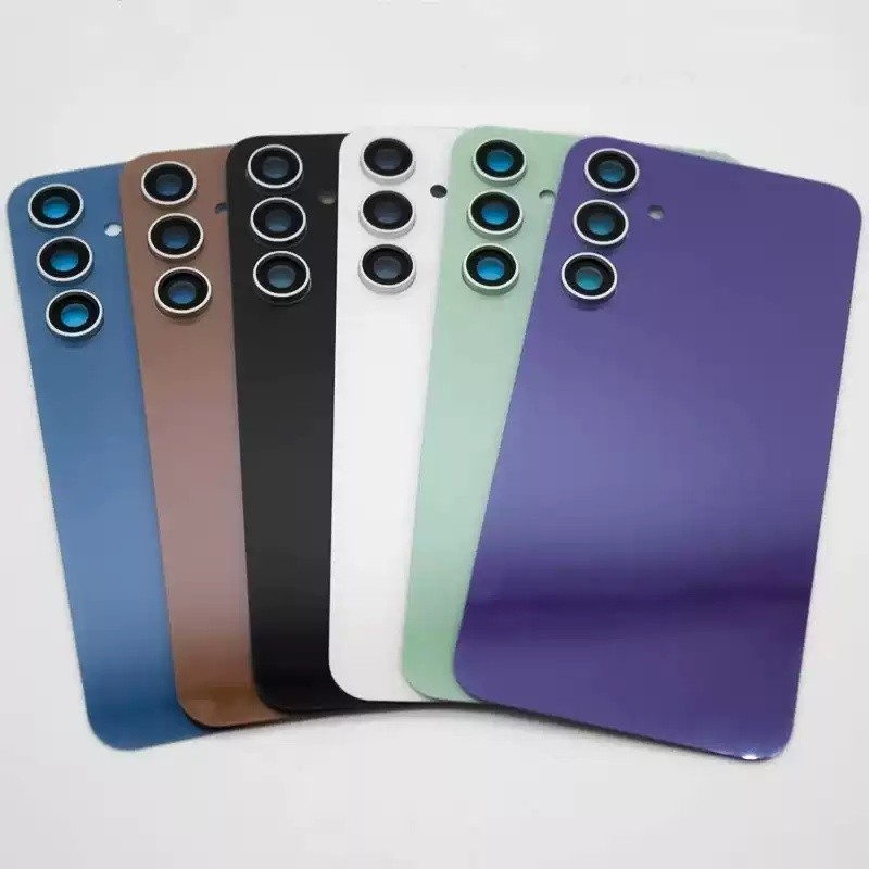 SAMSUNG ฝาหลังกระจกฝาหลังแบตเตอรี่สําหรับSamsung Galaxy S23FE SM-S7110 S711B/DS S711N S711Uปกหลังอะไ