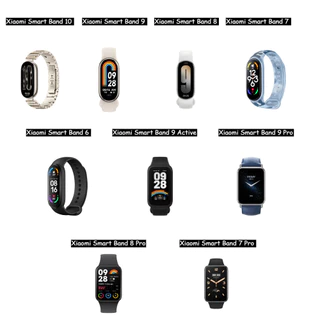 สายโซ่ผีเสื้อสีชมพูสําหรับ Xiaomi Mi Band 10 9 8 7 6 5 4 3 Miband 8Pro 9 Pro 10pro สร้อยข้อมือเปลี่ยนสายรัดข้อมือ