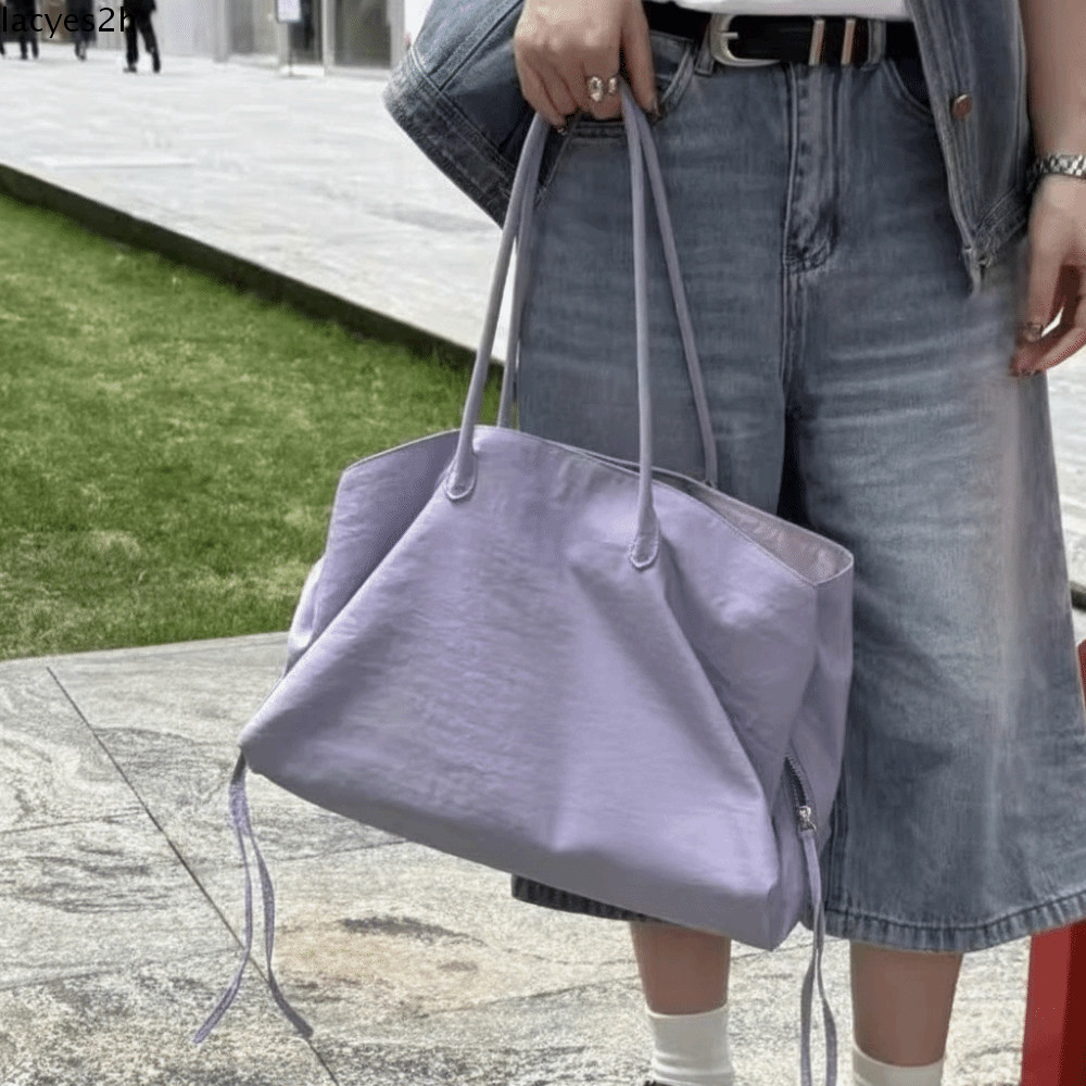 กระเป๋า tote สำหรับเดินทาง ทำจากไนลอน ขนาดใหญ่ ออกแบบใหม่ มีหลายช่องเก็บของ ใช้งานได้หลากหลายในชีวิตประจำวัน