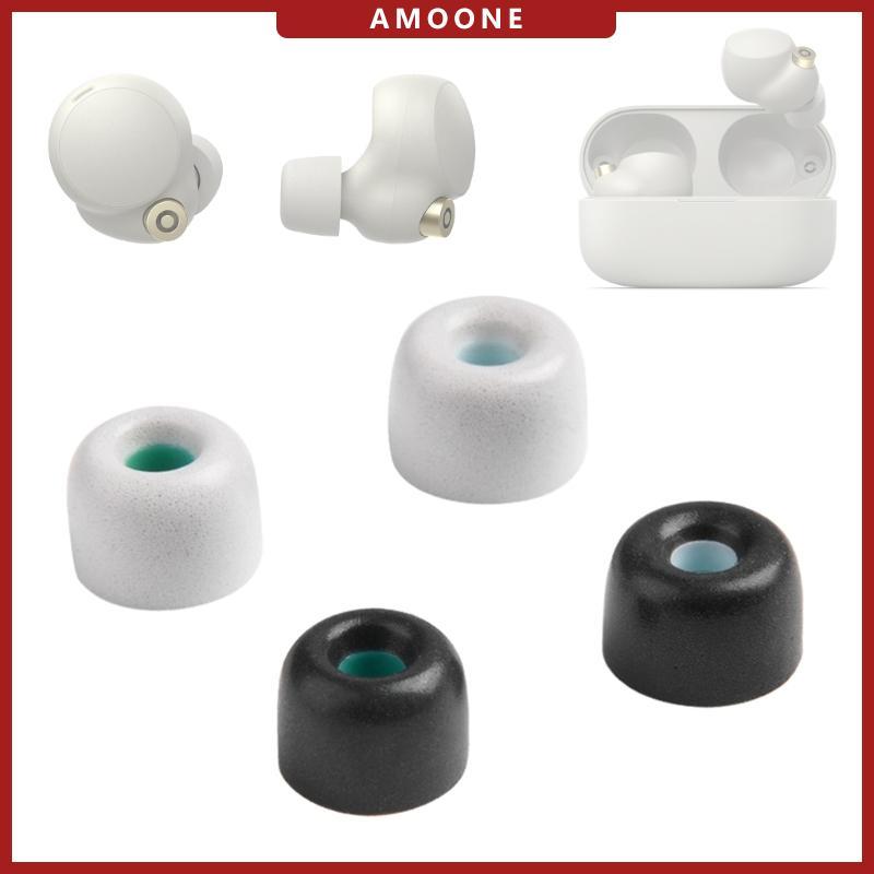 AMOONE จุกหูฟังโฟมนุ่มที่อุดหูหูฟังสําหรับ WF-1000XM4 หูฟังหูฟัง