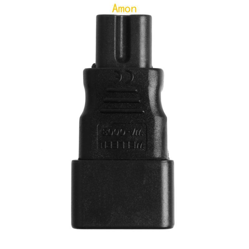 Amon IEC320 C14 ถึง C7 PDU UPS Plug Female Power Adapter Plug Converter Changer