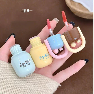 Gege Bear Zhuo Niu Pot Long Lasting Lip Mud Velvet Matte Cute Girls Lipstick