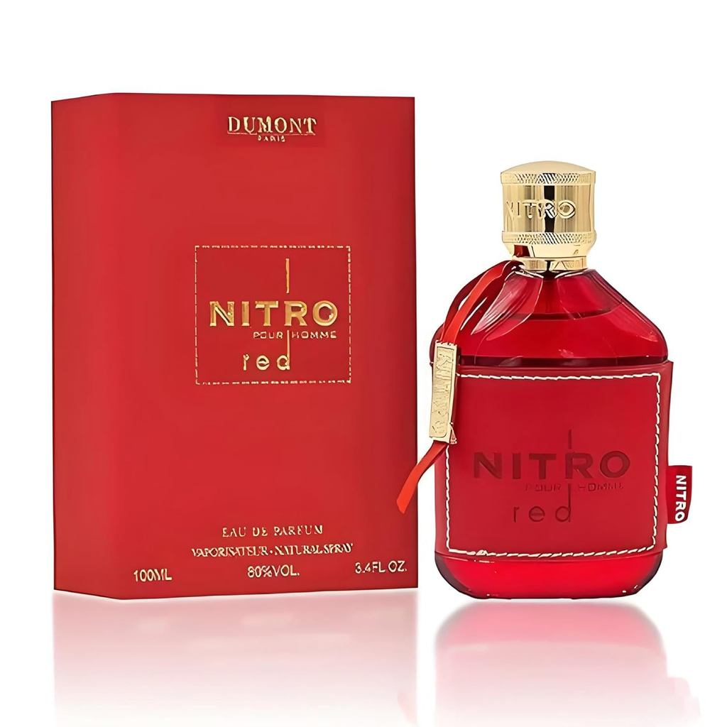 NITRORED-EauDeParfum-LuxuryforMen-,Woody,Floral&Masculent-LongLastingCologneMist&Body-3.4Ounces-forH