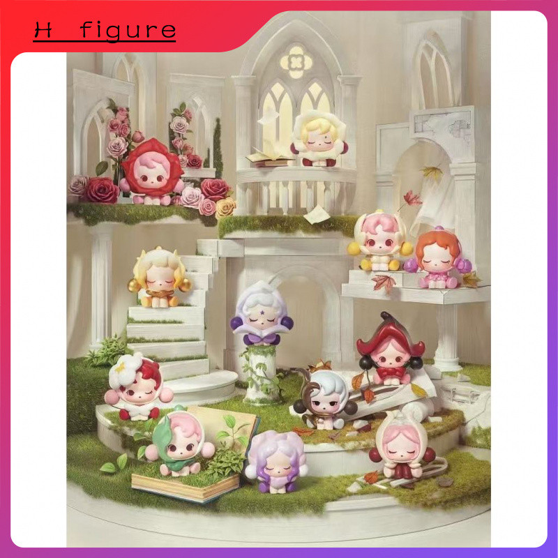 ของแท้ POPMART POPMART Bubble Cute Granules SKULLPANDA Flower Four Scene Series Doll Mystery Box