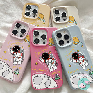 🔥TiTi🔥เคสไอโฟน For iPhone 11 17 16 15 12 13 14 15 Pro Max 13 14 XR X XS Max 7 8 16 Plus นักบินอวกาศ กันกระแทก เคสมือถือ
