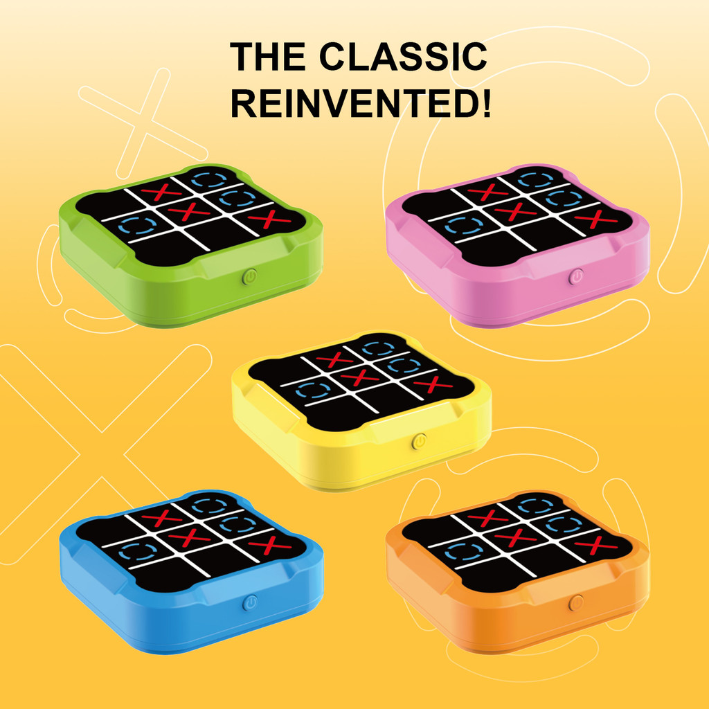 Super Tic Tac Toe Chess ของเล่นเพื่อการศึกษาอิเล็กทรอนิกส์ Tic Tac Toe Chess Multi-Function เกมคอนโซ