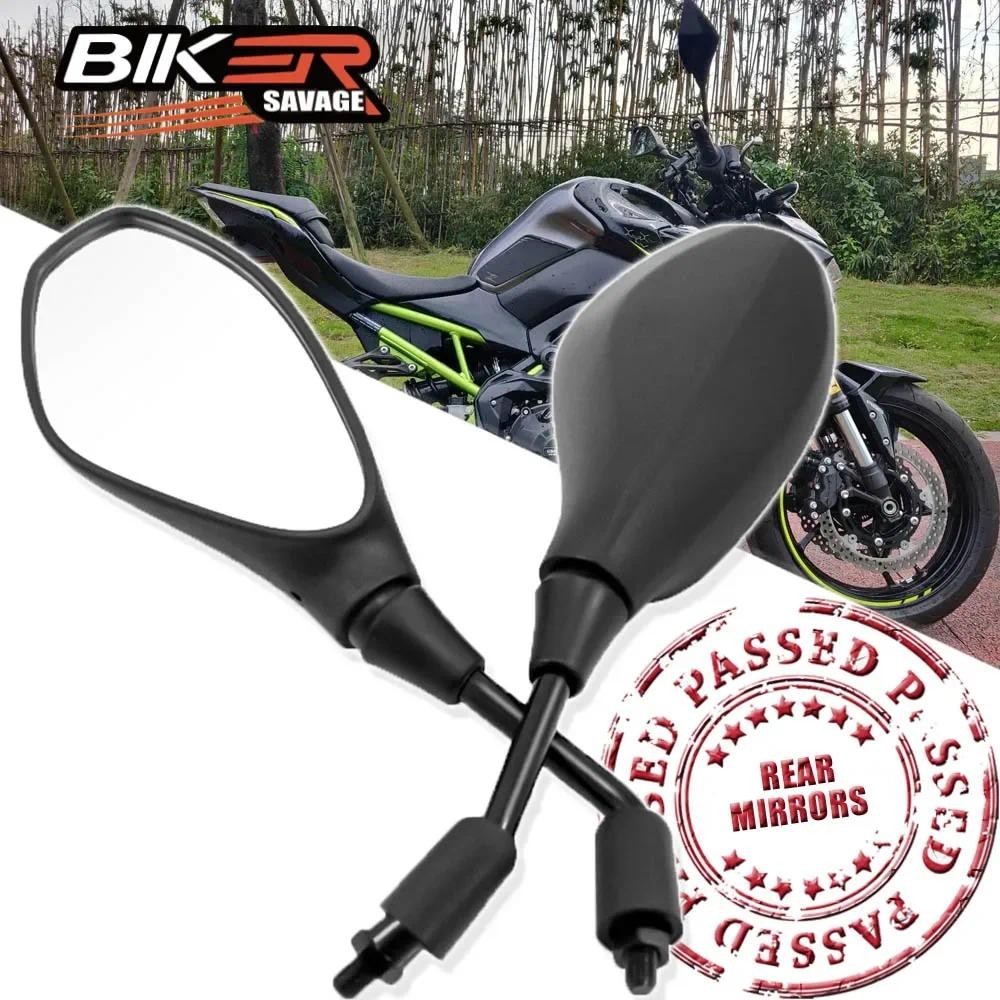 กระจกมองหลังสําหรับ KAWASAKI ER6N VERSYS650 Z 650 750 800 900 1000 อุปกรณ์เสริม Moto ด้านหลังเลนส์ H