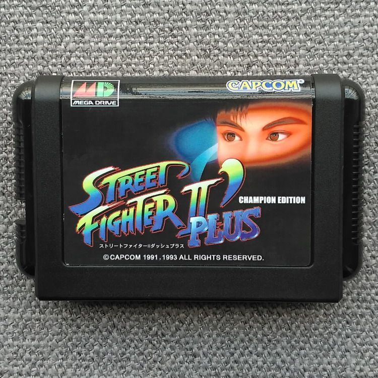 [การ์ดเกม Xiaobawang พร้อมสต็อก] การ์ด Sega MD < STREET FIGHTER 2 Championship Enhanced Edition > GE