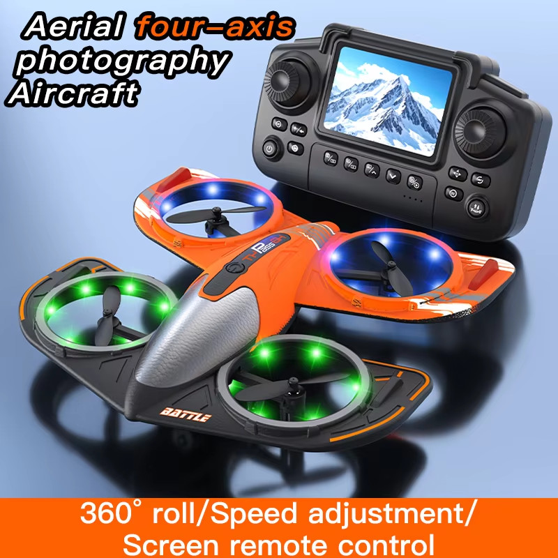 RX122 MAX Drone 4k HDกล้องFPVพร้อมหน้าจอDronคงที่ความสูงHover QuadcopterวันเกิดGIftของเล่นเด็ก