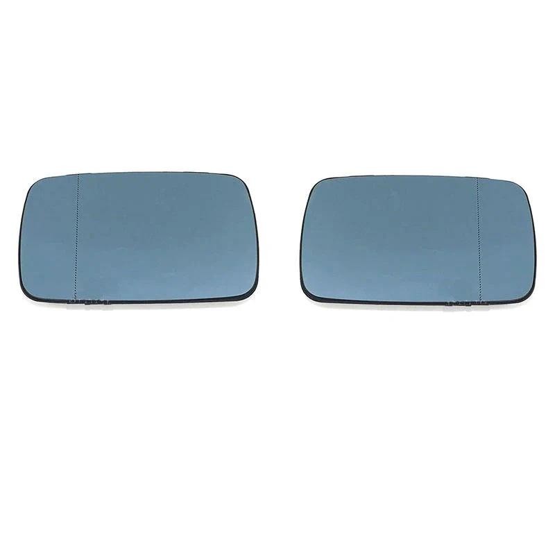 เปลี่ยนซ้ายขวาสีฟ้าอุ่นปีกกระจกสําหรับ BMW E39 E46 320i 330i 325i 525i 2001 2002 2003 2004 511682504