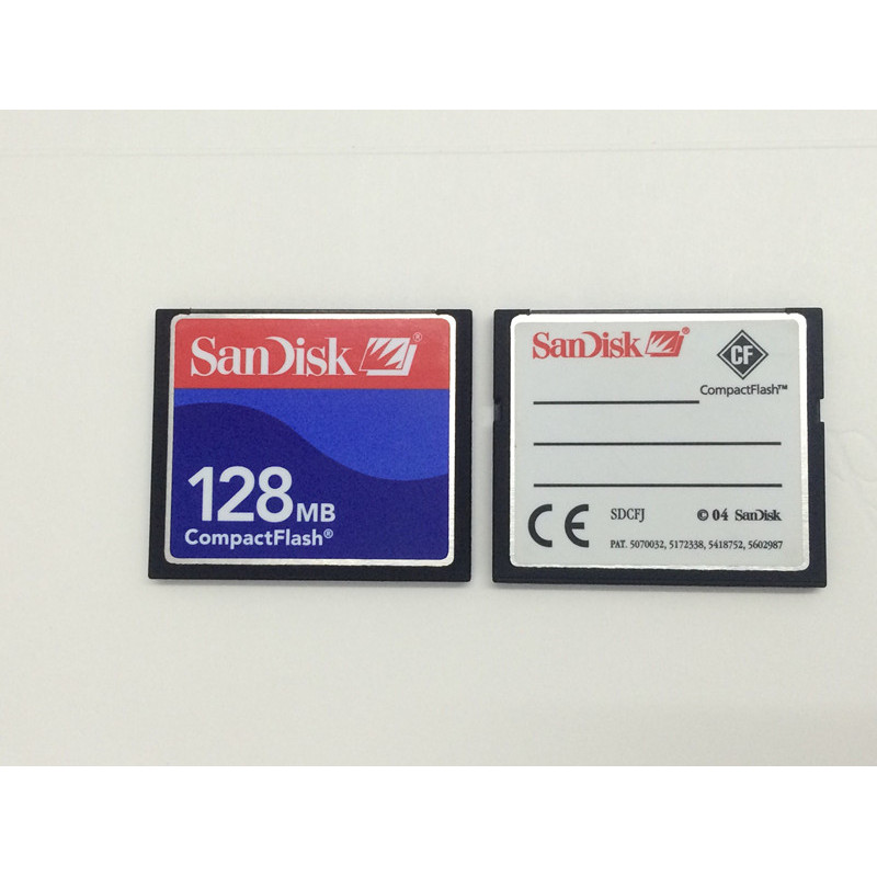 ssd sd card การ์ด Sandisk/Sandisk CF ดั้งเดิม 128M เกรดอุตสาหกรรม CF128MB FANUC CNC เครื่องมือการ์ดห
