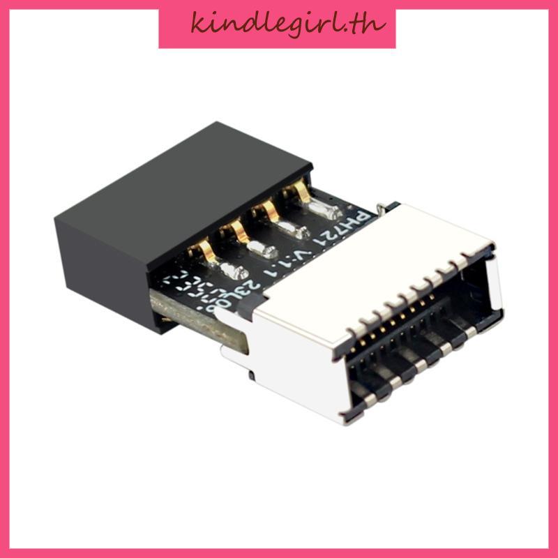 KING USB2 0 9PIN เป็น TypeE 20Pin อะแดปเตอร์เชื่อมต่อหญิงแปลงการถ่ายโอนความเร็ว