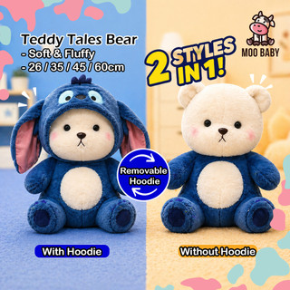 ⭐Moo Baby Stitch Teddy Bear Doll Stitch Blue Stitch Bear Stitch Plushie Bear Plushie Stitch Plush Toy Teddy Bear Plushie