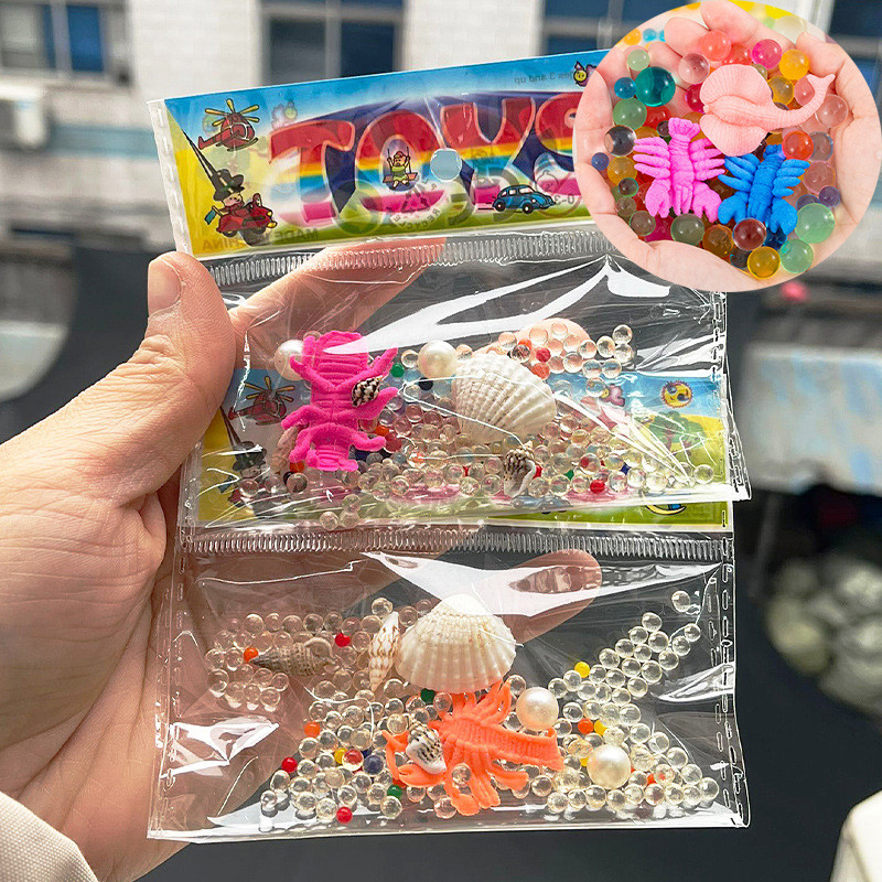 5 ชุด Ocean Spirit ลูกปัดน้ํา Magic Growing Jelly Balls เด็ก Sensory ของเล่นคริสตัลนุ่มดูดซับน้ําลูกปัด