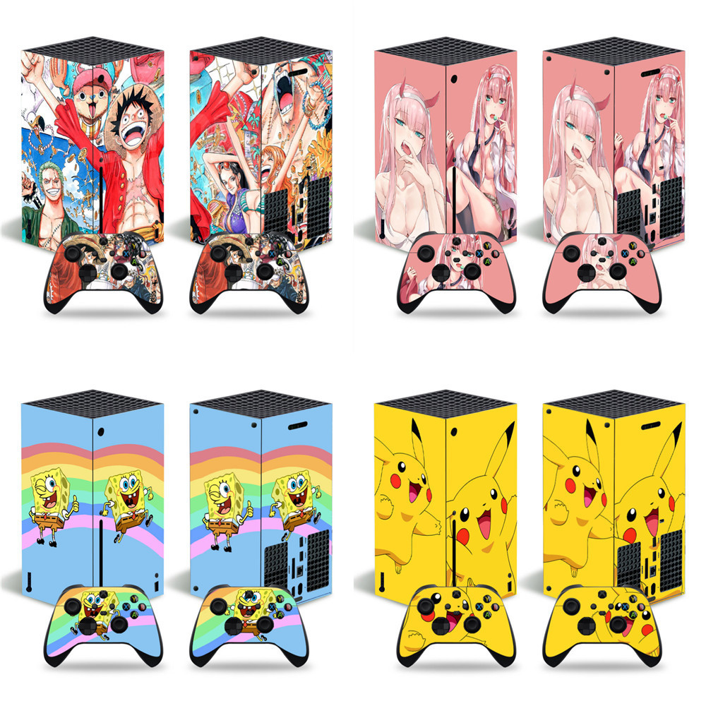 Spot Goods#Applicable XBOX series x Game console stickers Color film Membrane Protective Film  Color