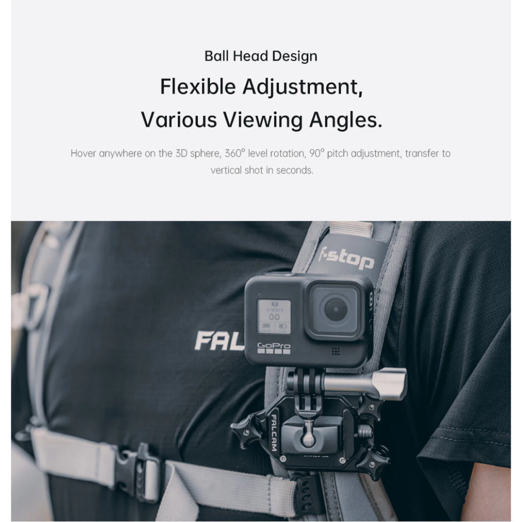 Falcam F22 & F38 Quick Release Ball Head สำหรับกล้อง DJI GoPro Insta360 thumbnail 4