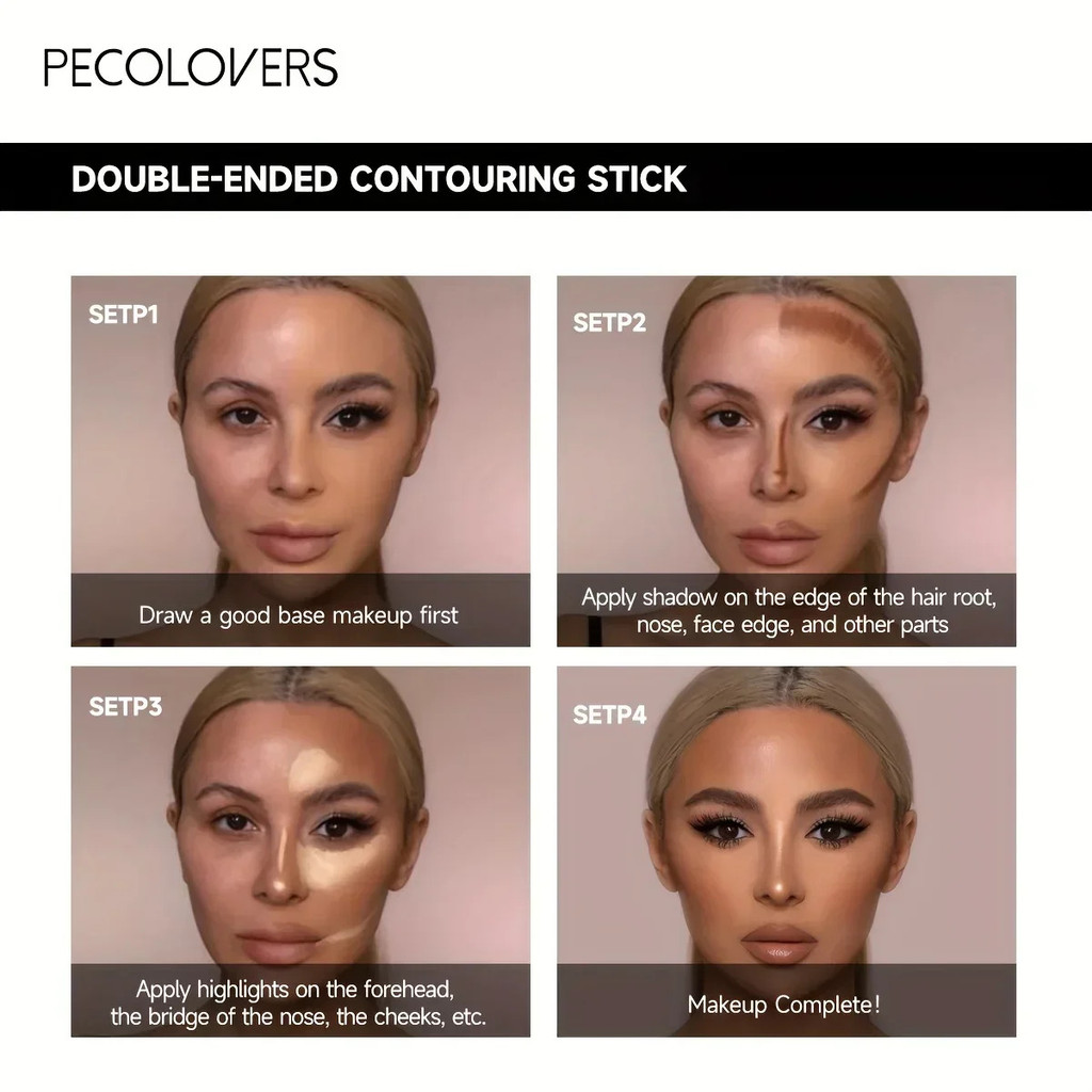 1PC Face Foundation คอนซีลเลอร์ปากกาติดทนนาน Dark Circles Corrector Contour คอนซีลเลอร์ Stick เครื่อ