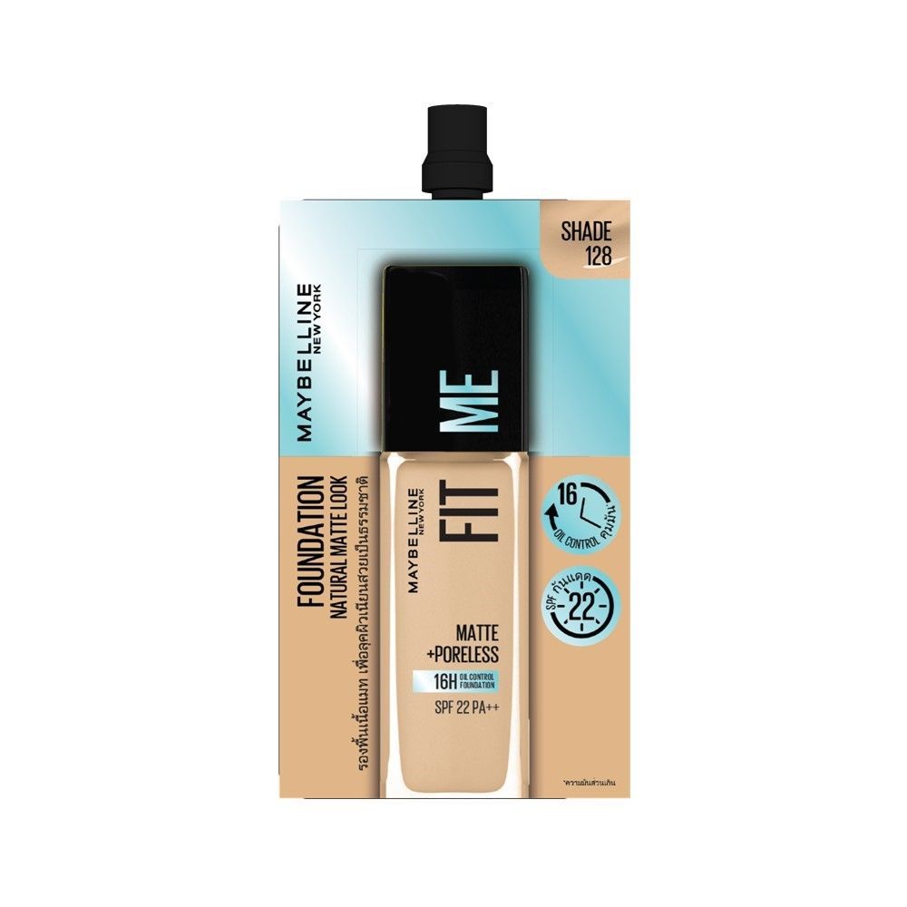 [สินค้าส่งด่วน] M- ฟิตมี แมทพอร์เลส ฟาวเดชั่น 5 มล. 128 M- FIT ME FDT 5ML SACBY6 128 ET