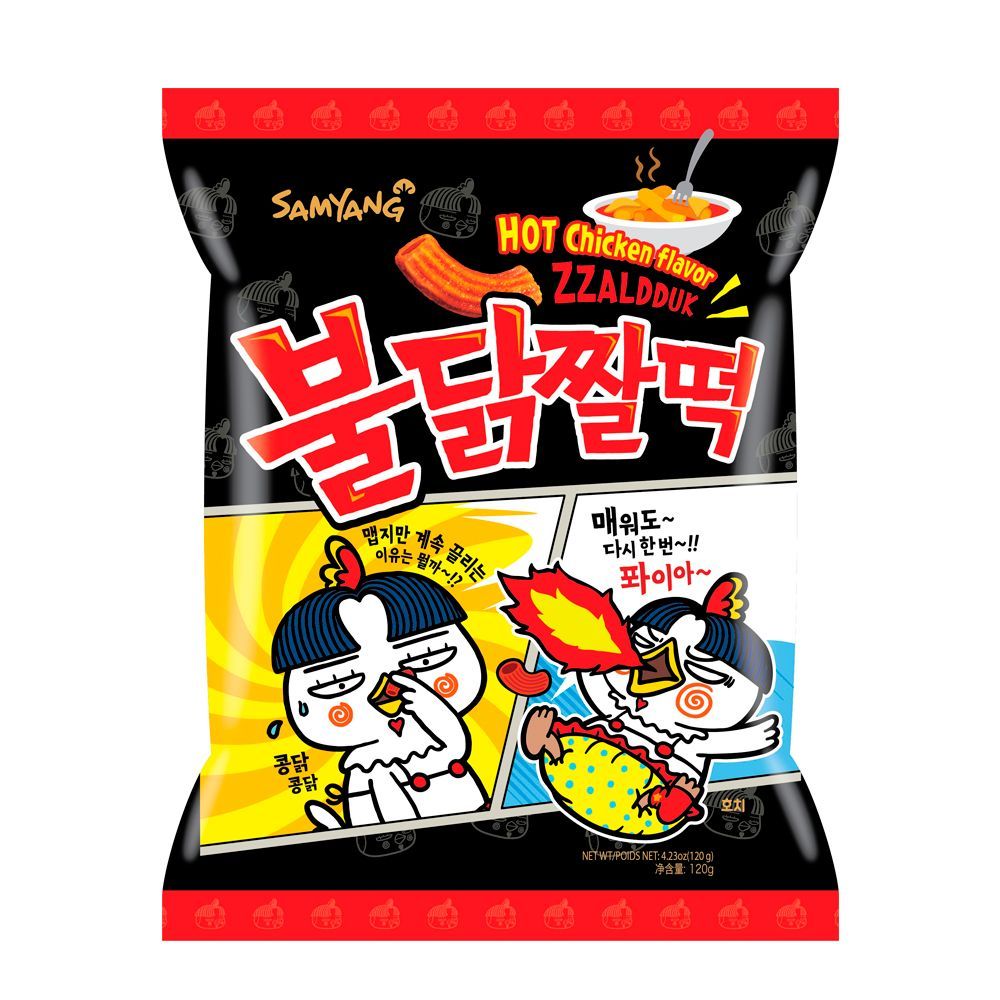 [สินค้าส่งด่วน] ซัมยังไจต๊อกสแน็คสูตรเผ็ด 120 กรัม SAMYANG ZZALDDUCK SNACK 120 G.