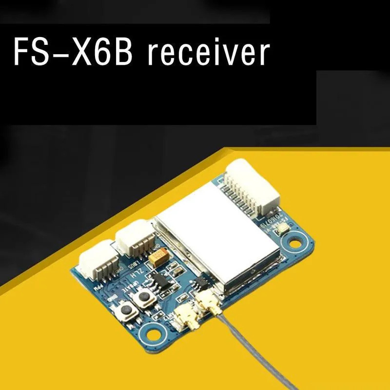 Flysky FS-X6B 2 4G 6CH PPM PWM iBUS ตัวรับสัญญาณ AFHDS สําหรับ i6S i10 FPV Racing Drone Quadcopter