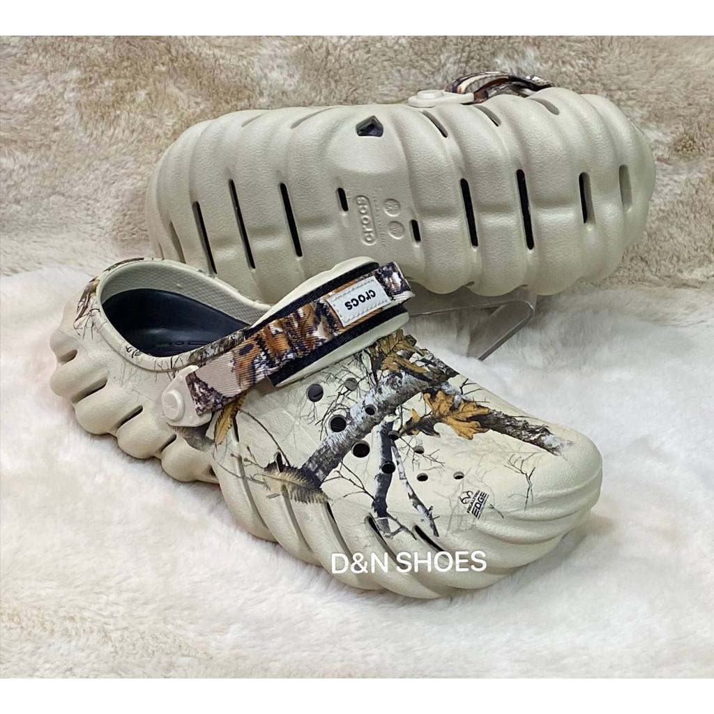 Crocs echo clog shoes for men, light work, 2 colors, comfortable, anti-slip, ready to ship from Thai