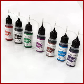 ZJ HOME [พร้อมส่ง] ชุดหมึกสัก Tattoo ชั่วคราว กันน้ำ ติดทนนาน 7-15 วัน มีให้เลือกหลายสี สวยง่ายไม่ต้องเจ็บตัว