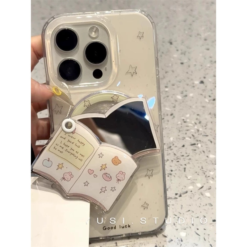 เคส honor x7c เคส honor x9b 5g Flip Book Mirror Magnetic Bracket เหมาะสําหรับ Huawei Honor GT/200 เค
