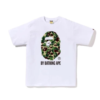 พร้อมส่ง เสื้อยืดลําลอง พิมพ์ลาย BAPEe Ape Head สไตล์คลาสสิก แฟชั่นสําหรับผู้ชาย และผู้หญิง
